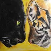 Children's book illustration - Jungle Book. Un proyecto de Pintura acrílica e Ilustración tradicional de ritamartelinho - 14.01.2021
