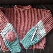 Mi Proyecto del curso: Crochet: crea prendas con una sola aguja. Crochet project by Graciela Guadalupe Mata Rivera - 01.15.2021