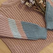 O meu 1° projecto em croché: Camisola. Embroider, Sewing, Crochet, Design, DIY & Instagram project by Marta Costa - 01.15.2021