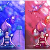 Illustration with Procreate. Character Design, Digital Illustration, and Traditional illustration project by Erica CB - 01.15.2021