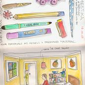 My project in The Art of Sketching: Transform Your Doodles into Art course. Traditional illustration project by Alice Campbell - 01.31.2021