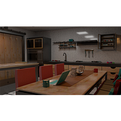 Cocina Industrial . 3D, Animação, Animação de personagens, Design, 3D Design, e Design de personagens 3D projeto de Ariadna Sánchez - 10.01.2021