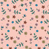 Flowers - phone wallpapers. Un proyecto de Ilustración tradicional de Monika Trzeciak - 16.01.2021