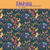 Diseño de Patrones ilustrados: RAMAYANA. Pattern Design project by cosmicnagini - 01.16.2021