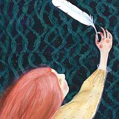 Illustrations for Hans Christian Andersen's fairy tales. Children's Illustration, Gouache Painting, Traditional illustration, Stor, and telling project by Inna Baymysheva - 03.21.2021