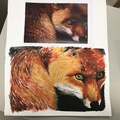 Gouache fox Ein Projekt aus dem Bereich Gouachemalerei von cheryl garner - 16.11.2020