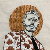 Mi Proyecto del curso: Creación de retratos bordados. Embroider project by John John - 01.17.2021