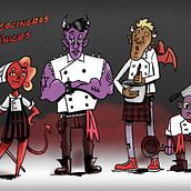 Mi Proyecto del curso: Fábrica de personajes ilustrados. Drawing, Character Design, Traditional illustration, and Digital Illustration project by Alejandro Mendez - 01.17.2021