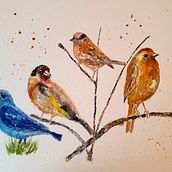 Here is my final P...  I need to work on brush strokes!  Thank you Sarah :-). Watercolor Painting project by mayamayaor - 01.17.2021
