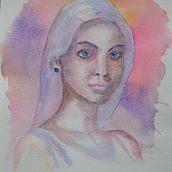 My project in Artistic Portrait with Watercolors course. Watercolor Painting project by Don Strang - 01.28.2021
