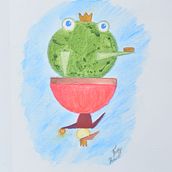 My project in Introduction to Children’s Illustration course on The Frog Prince. Children's Illustration project by dorasalamon - 01.17.2021