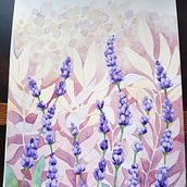 My project in Negative Watercolor Painting for Botanical Illustration course. Un proyecto de Pintura a la acuarela de beatrice_f - 17.01.2021