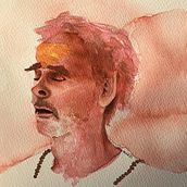 Samadhi series #2 . Lukisan Cat Air proyek oleh Marie Lindström Kapur - 01.17.2021