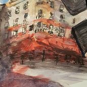 My first test project in Sketching with Watercolor and Ink course. Watercolor Painting project by jude-thomas - 01.17.2021