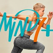 Project for a studio that works with physical and mental well being: Mind7+. Br, ing & Identit project by Rodrigo Lira - 01.17.2021