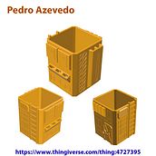 Caixa de arrumação 3D. 3D project by Pedro Azevedo - 01.18.2021