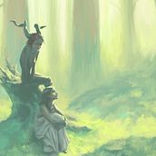 Red Faun. Digital Illustration, and Digital Painting project by evanw89 - 01.18.2021