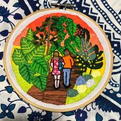 Mi Proyecto del curso: Introducción al bordado botánico. Embroider project by linaloperaml - 01.19.2021