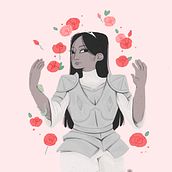 Santa Jordina. Un proyecto de Ilustración tradicional de Sara Caballería - 18.01.2021