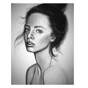 Mi Proyecto del curso: Retrato realista con lápiz de grafito. Desenho a lápis, Desenho anatômico, Desenho de retrato, e Desenho realista projeto de Helena Carì - 18.01.2021