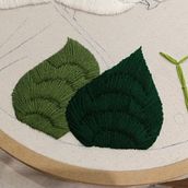 Hojas. Embroider project by maria_cecilia_rocco - 01.18.2021