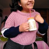Mi Proyecto del curso: Crochet: crea prendas con una sola aguja. Crochet project by Adriana Ingrid Centellas Yucra - 01.17.2021