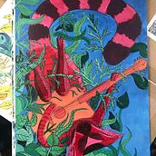 My project in Creative Drawing with Ink and Gouache course. Gouache Painting project by Ca Welch - 12.18.2020