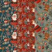 Christmas pattern. Traditional illustration, and Pattern Design project by Marie Bernardy - 01.18.2021