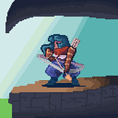 Meu projeto do curso: Introdução ao desenho de personagens em pixel art. Drawing project by Christian Bortoletto - 01.18.2021