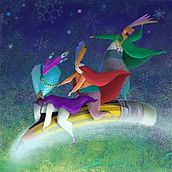 Los tres Reyes Magos. Un progetto di Illustrazione tradizionale e Illustrazione digitale di Carmen Marcos - 19.01.2017