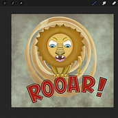 Roar. Traditional illustration project by Massimino Sam - 01.19.2021