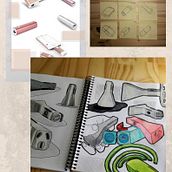 Mi Proyecto del curso: Introducción al sketching para diseño de producto. Cargador bluetooth. Projekt z dziedziny Kreat i wność użytkownika Ignacio Cazatti - 20.01.2021