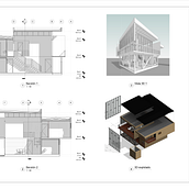 Mi Proyecto del curso: Diseño y modelado arquitectónico 3D con Revit. Un projet de 3D, Architecture, Architecture d'intérieur, Modélisation 3D, Architecture numérique , et ArchVIZ de Evelyn Paola Cifuentes - 20.01.2021