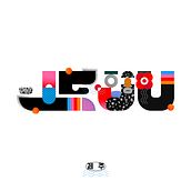 "JEJU" — Illustrated Digital Lettering. Design gráfico, Tipografia, Desenho tipográfico, Animação 2D e Ilustração vetorial projeto de Apple K - 22.03.2021