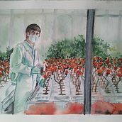 Mi Proyecto del curso: Ilustración con acuarela: recrea tus escenas más icónicas LITTLE JOE. Een project van Traditionele illustratie van Beatriu Carlús Bruned - 20.01.2021