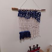 Mi Proyecto del curso: Introducción al macramé: creación de un tapiz decorativo. Projekt z dziedziny Makrama użytkownika Florencia Sanz Sandoval - 08.02.2021