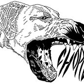 Chopper - El perro de un amigo mio. Tattoo Design project by Andy Dicker - 01.20.2021