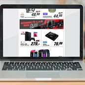 Newsletter example: MediaMarkt. Un progetto di Graphic design e Web design di Javier Garcia Garcia - 05.10.2019