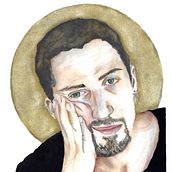 Mi Proyecto del curso: Retrato en acuarela a partir de una fotografía. Projekt z dziedziny  Sztuki piękne, Kreat, wność,  R, sunek art, st, czn i Portret użytkownika Sebastián Vinet - 20.01.2021