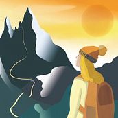 My project in Dynamic Vector Illustration: Keys to Color and Composition course. Ilustração digital projeto de felicity.dsc - 20.01.2021