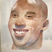 My project in Artistic Portrait with Watercolors course. Watercolor Painting project by tony_eugelles - 01.22.2021