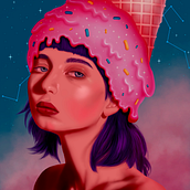 Mi Proyecto del curso: Retratos digitales de fantasía con Photoshop. Un projet de Dessin de portrait, Dessin numérique, Dessin réaliste et Illustration traditionnelle de Daniel Navia - 21.01.2021