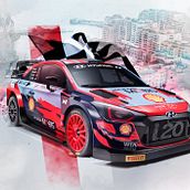 Hyundai WRC. Design, and Advertising project by Jaime Montes - 01.21.2021