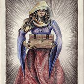 Mi Proyecto del curso: "La hechicera errante". Traditional illustration project by Sara Cortés Tapias - 01.21.2021
