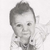 First portrait finished. Un proyecto de Dibujo de Retrato de karolina_p14 - 21.01.2021