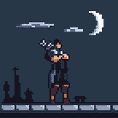 Mi Proyecto del curso: Animación de personajes en pixel art para videojuegos . 2D Animation, and Game Design project by Gustavo Ernesto Castillo May - 01.21.2021