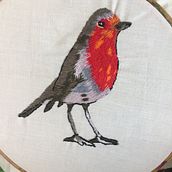 Mi Proyecto del curso: Pintar con hilo: técnicas de ilustración textil. Un proyecto de Bordado de Madeleine Sanhueza - 21.01.2021