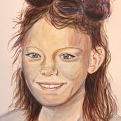 My project in Artistic Portrait with Watercolors course. Watercolor Painting project by Catarina Hjort Tlsto - 01.22.2021