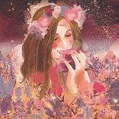 Ninfa nel giardino di fiori. Un progetto di Pittura digitale di daniela999 - 22.01.2021