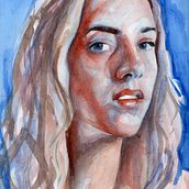 My Outcomes with the Artistic Portrait with Watercolors course. Watercolor Painting project by Christine Gallagher - 01.21.2021